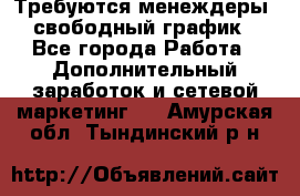 Требуются менеждеры, свободный график - Все города Работа » Дополнительный заработок и сетевой маркетинг   . Амурская обл.,Тындинский р-н